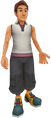 Citizen seen during "Arrival in Hollow Bastion" cutscene.