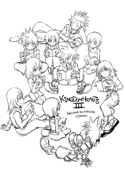 File:Manga Promo (Sketch) KHIII.png
