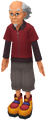Citizen seen during "Arrival in Hollow Bastion" cutscene.