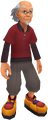 Citizen seen during "Arrival in Hollow Bastion" cutscene.