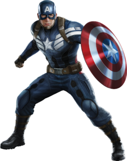 Picture of Captain America for use in Issue 3's Ansem Reports