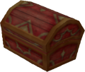 A red chest as it appears in 100 Acre Wood