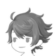 Feathered hairstyle