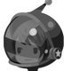 the Gummiship Helmet HG BK (BKグミシップメットHG, BK Gumishippu metto HG?) hairstyle, female version