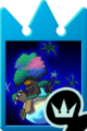 The Destiny Islands world card in Kingdom Hearts Re:Chain of Memories