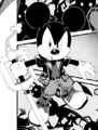Mickey Mouse in the Kingdom Hearts III manga.