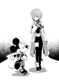 A sketch of Aqua and Mickey for Chapter 14.