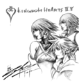 Artwork for Kingdom Hearts HD 2.8 Final Chapter Prologue by Tetsuya Nomura.