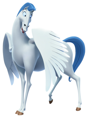 Official render for Pegasus in Kingdom Hearts III