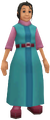 The woman near the cafe bar. [KH coded]