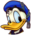 Donald Duck's sprite wearing his Kingdom Hearts outfit.