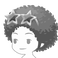 the Funky Afro☆Glasses (ファンキーアフロ☆グラス, Fankī afuro gurasu?) hairstyle, male version