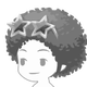 the Funky Afro☆Glasses (ファンキーアフロ☆グラス, Fankī afuro gurasu?) hairstyle, male version