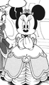 Queen Minnie as she appears in the Kingdom Hearts manga