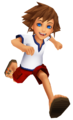 A render of young Sora from Kingdom Hearts Melody of Memory.