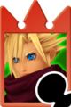 Cloud's first Attack Card during his boss fight.