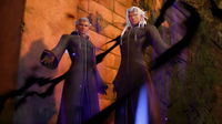Xemnas and Ansem tell Sora to embrace the darkness.