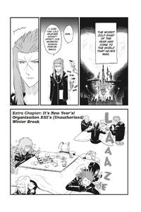 Extra Chapter - It's New Year's! Organization XIII's (Unauthorized) Winter Break (Front) KHD Manga.png