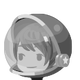 the Gummiship Helmet B (Bグミシップメット, B Gumishippu metto?) hairstyle, female version