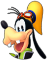 Goofy's sprite in Kingdom Hearts III.