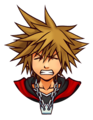 Sora's sprite when he takes damage during Valor Form.