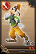 Goofy card (card 67) from Kingdom Hearts χ