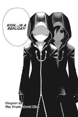 Chapter 22 - The Truth About Xion (Front) KHD Manga.png