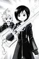 Xion and Roxas in an illustration from the second volume of the Kingdom Hearts 358/2 Days novel.