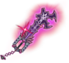 The final upgrade of the Darkgnaw Keyblade