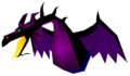 Maleficent's dragon form.