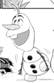 Olaf in the Kingdom Hearts III manga.
