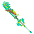 Edge of Ultima "A familiar Keyblade to Sora called the Ultima Weapon. It can be used for checking movement."