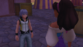Esmeralda meets Riku and thanks him for not revealing her location to Phoebus.