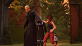 Olette flees with Ansem the Wise.