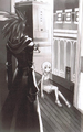 Naminé and Axel in an illustration from the second Kingdom Hearts II short stories volume.