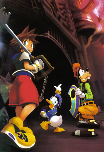 File:Kingdom Hearts, Volume 4 Cover (Art).png