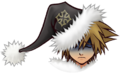 Sora's Christmas Town sprite when he is in critical condition during Master Form.