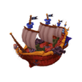 An unused world icon for Captain Hook's ship.