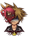 Sora's Halloween Town sprite when he is in critical condition during Valor Form.