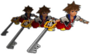 The Glide sequence in Kingdom Hearts Re:Chain of Memories.
