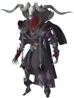 Xehanort wearing his Keyblade Armor