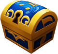 A small chest as it appears in Symphony of Sorcery