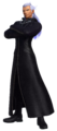 Ansem wearing a black coat
