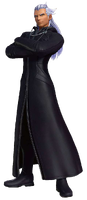 Ansem, Seeker of Darkness in a cloak