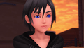 Xion shows her face to Roxas for the first time.
