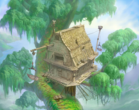 Artwork of the Treehouse from the Deep Jungle