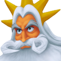 King Triton's journal portrait in Kingdom Hearts HD 1.5 ReMIX.