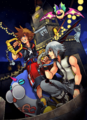 Sora, Riku, and Dream Eaters in the "Gateway to Dreams" promotional artwork.