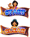 Agrabah start and clear icons.