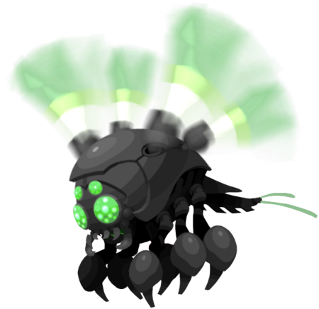 the aerial Cy-Bug appearance from Quest 890 onwards